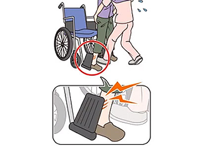 べんけいガード（車いすフットレストカバー） スタンダードの説明