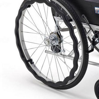 サニタリー車椅子 JTN-1 自走用車椅子 シートが交換できるの説明