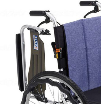サニタリー車椅子 JTN-3スイングアウト仕様 自走用車椅子 シートが交換できるの説明