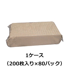 さらっとペーパータオル レギュラー 1ケース（200枚入り×80パック）
